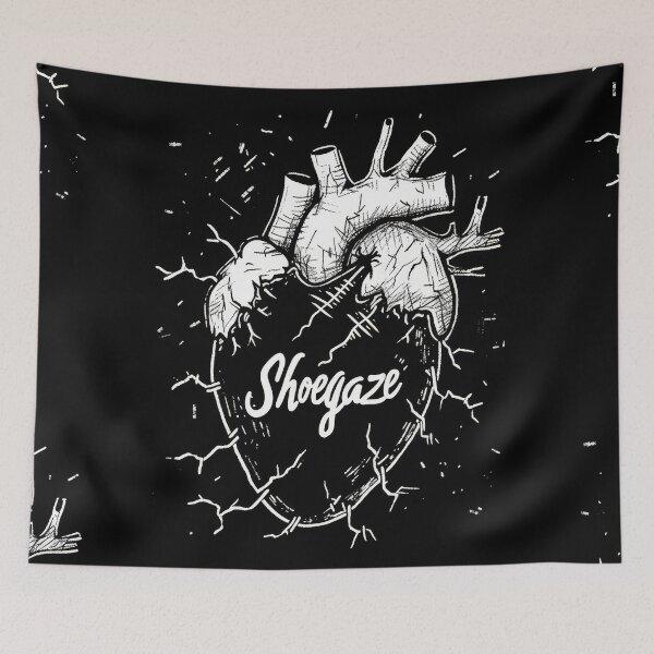 Item preview, Shoegaze Love: Gothic Heart Stitched with Chains designed and sold by Piotrek0001.