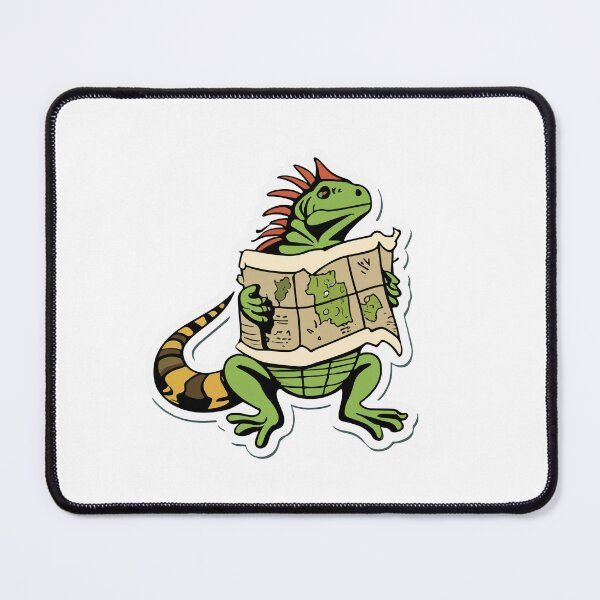 Item preview, Iguana Adventure - Treasure Map Quest designed and sold by NiftyWrx.