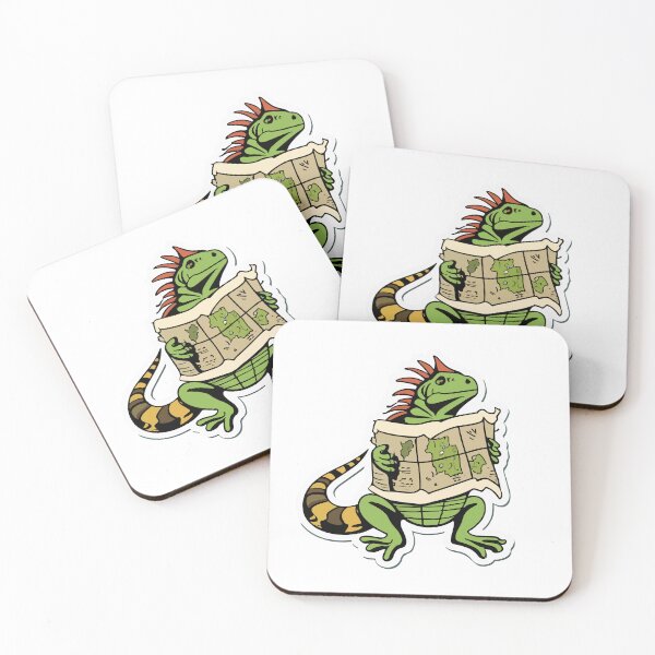 Item preview, Iguana Adventure - Treasure Map Quest designed and sold by NiftyWrx.