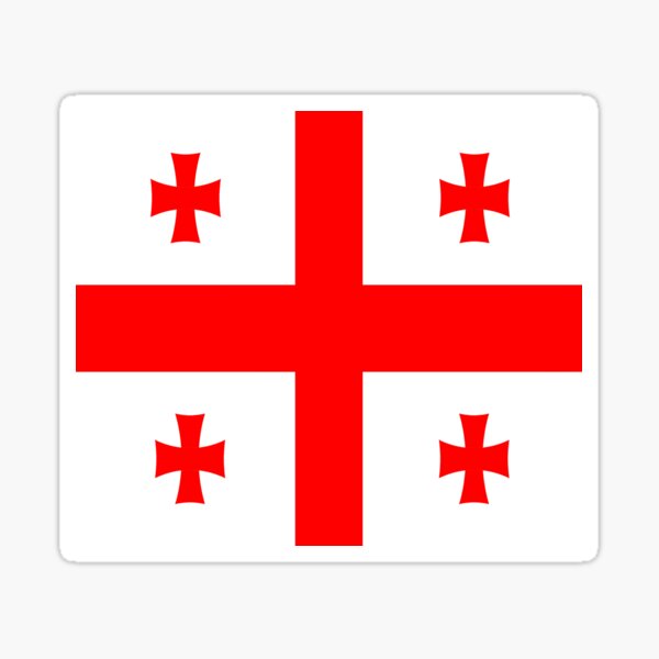 Item preview, The national flag of Georgia is a former Soviet republic  designed and sold by Peter Etchells.