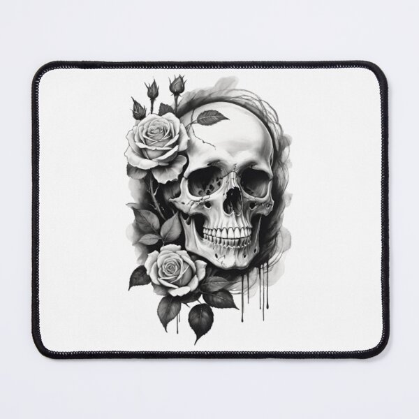 Item preview, Skull And Roses, Dark Art, Gothic Art, Gothic Roses, Roses And Skulls, Skull Flowers, Dark Aesthetics, Dark Flowers, Skull Art, Gothic Beauty, Death And Beauty, Dark Romance, Skull, Roses, Macabre Art designed and sold by Ciarka.