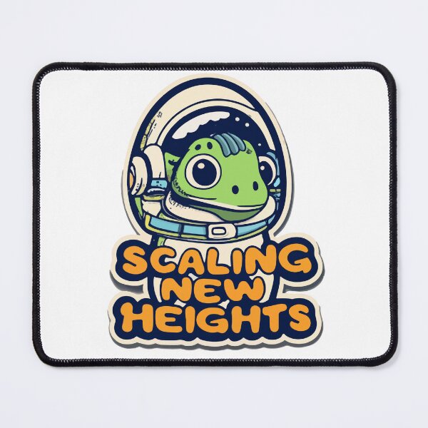 Item preview, Iguana Astronaut - Scaling New Heights designed and sold by NiftyWrx.