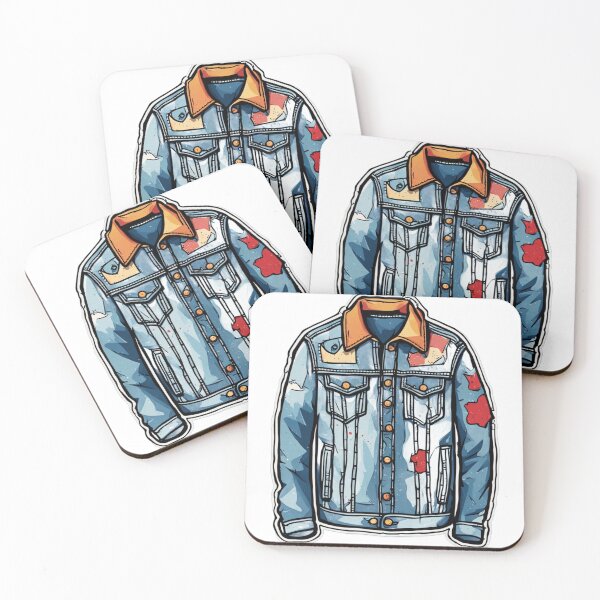 Item preview, Vintage-Inspired Distressed Denim Jacket with Patchwork Detailing designed and sold by Chroma Artis.