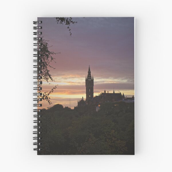 Item preview, Glasgow University sunset designed and sold by Simply The West Prints.