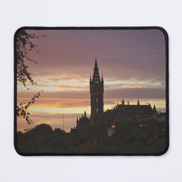 Item preview, Glasgow University sunset designed and sold by Simply The West Prints.