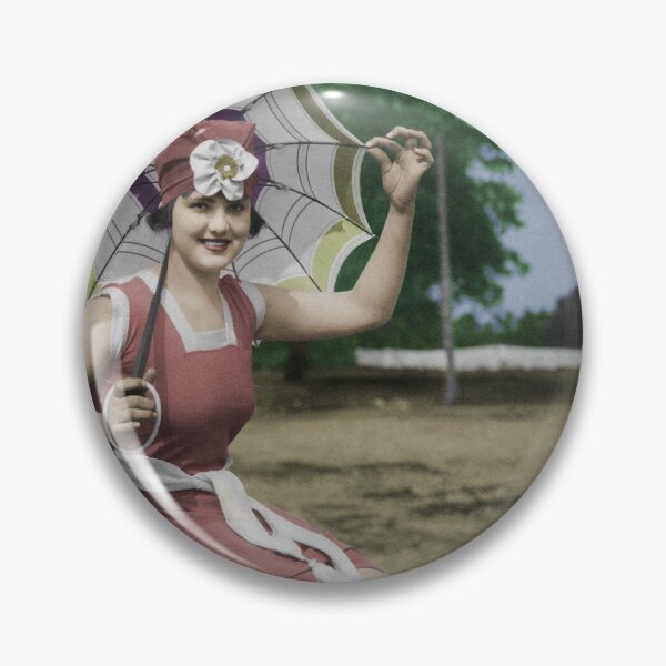 Item preview, Bathing Girl with Umbrella designed and sold by princessbunhead.