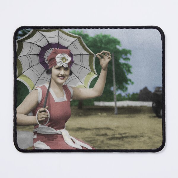 Item preview, Bathing Girl with Umbrella designed and sold by princessbunhead.