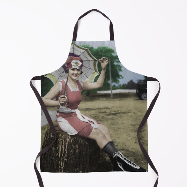 Item preview, Bathing Girl with Umbrella designed and sold by princessbunhead.