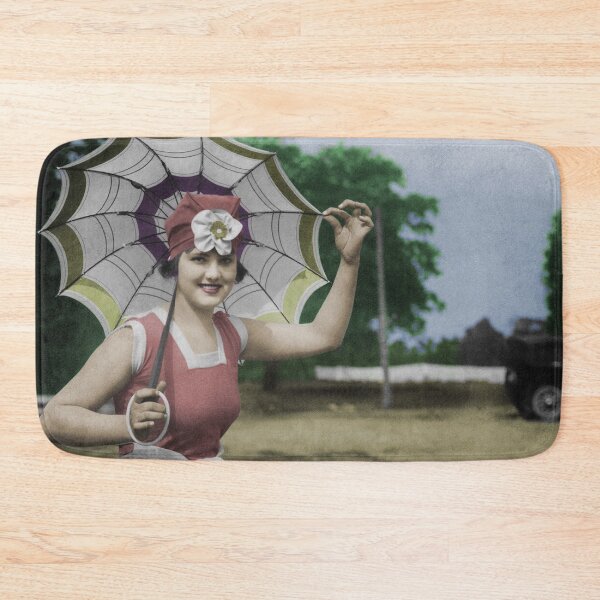 Item preview, Bathing Girl with Umbrella designed and sold by princessbunhead.