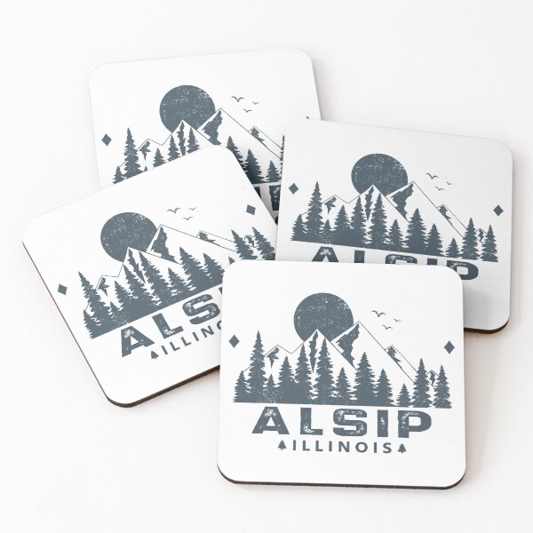 Item preview, Alsip Illinois Mountain Souvenir designed and sold by Wild-Outside.