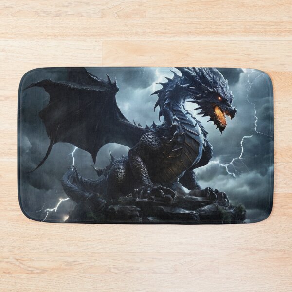 Item preview, Thundercloud Sanctuary: Where Storm Dragons Hatch Amidst Lightning and Thunder designed and sold by MysticFable.