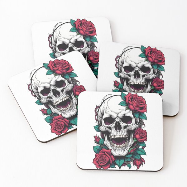 Item preview, Skull And Roses, Dark Art, Gothic Art, Gothic Roses, Roses And Skulls, Skull Flowers, Dark Aesthetics, Dark Flowers, Skull Art, Gothic Beauty, Death And Beauty, Dark Romance, Skull, Roses, Macabre Art designed and sold by Ciarka.