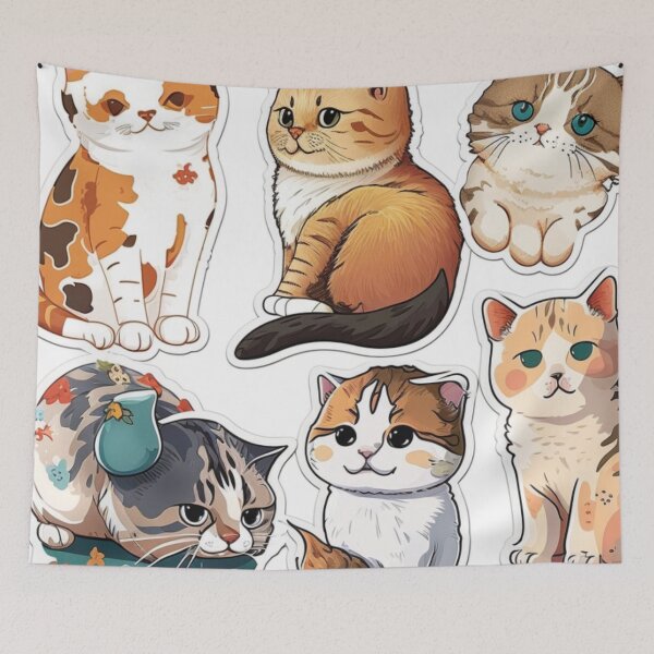 Item preview, cate stickers Tshirt cute kitten kitty funny designed and sold by Tycoonn.