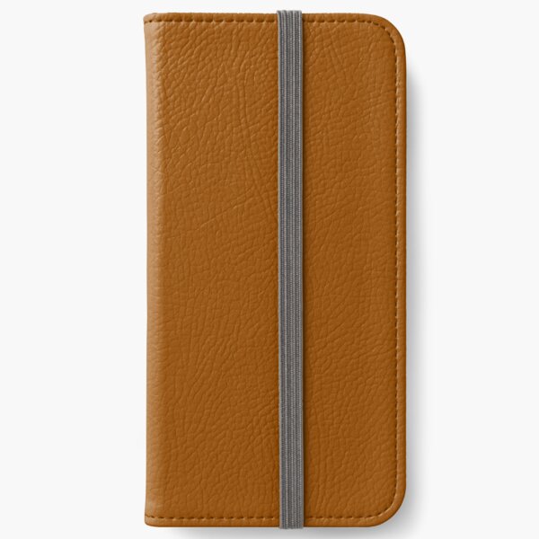 PLAIN SOLID BROWNTOO -100 BROWN SHADES ON OZCUSHIONS ON ALL PRODUCTS iPhone Wallet