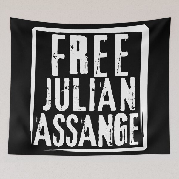 Item preview, Free Julian Assange designed and sold by Tia-tez.