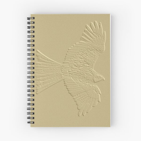 Item preview, Golden Red Kite Embossed Print designed and sold by Tadas  Svetikas.