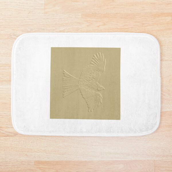Item preview, Golden Red Kite Embossed Print designed and sold by Tadas  Svetikas.
