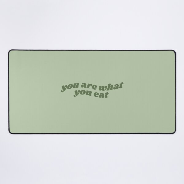 Item preview, You are what you eat - green quote designed and sold by Cre8iveCat.