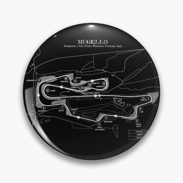 Artikelvorschau, Mugello Circuit (White Stencil - No Background) entworfen und verkauft von BGALAXY.