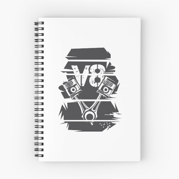 Item preview, retro v8 car engine vintage piston musclecars tuner racing symbol logo designed and sold by AndreMi.