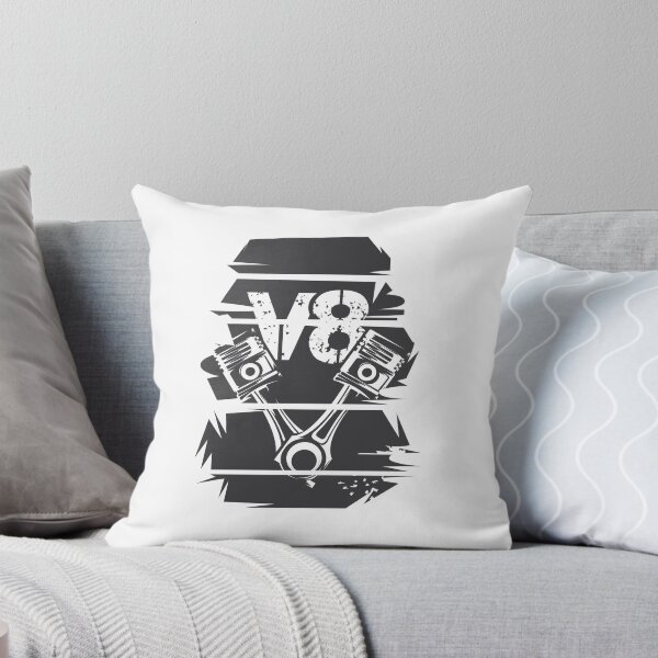 Item preview, retro v8 car engine vintage piston musclecars tuner racing symbol logo designed and sold by AndreMi.