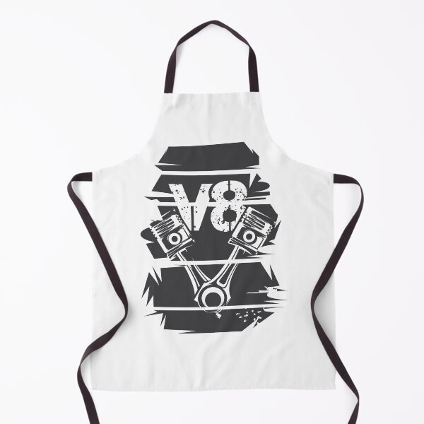 Item preview, retro v8 car engine vintage piston musclecars tuner racing symbol logo designed and sold by AndreMi.