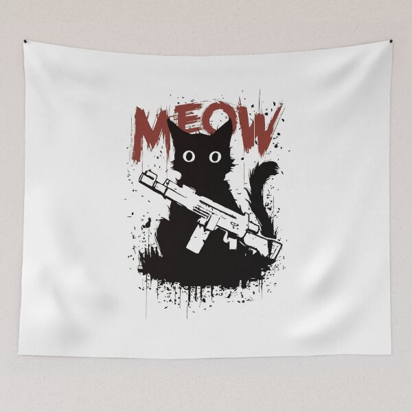Item preview, Meow designed and sold by Angry Swan Designs.