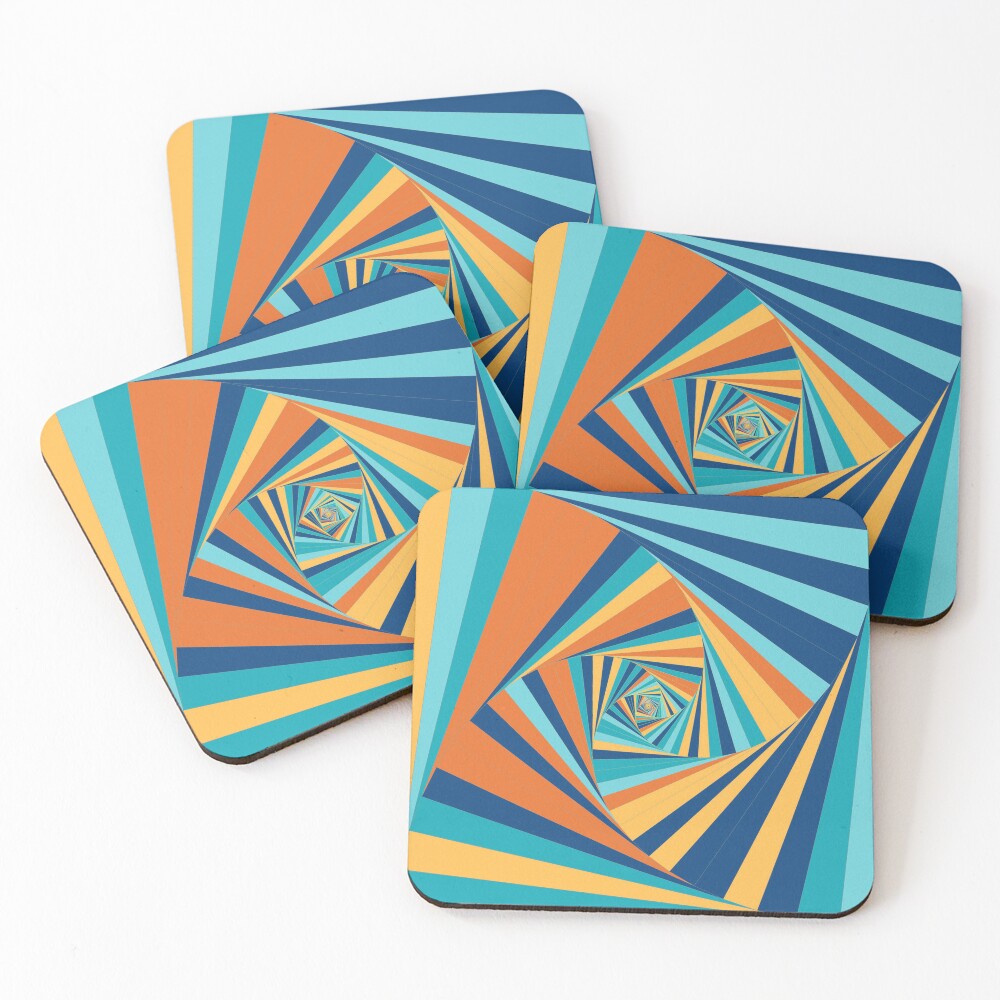 Item preview, Coasters (Set of 4) designed and sold by Abstract-Color.