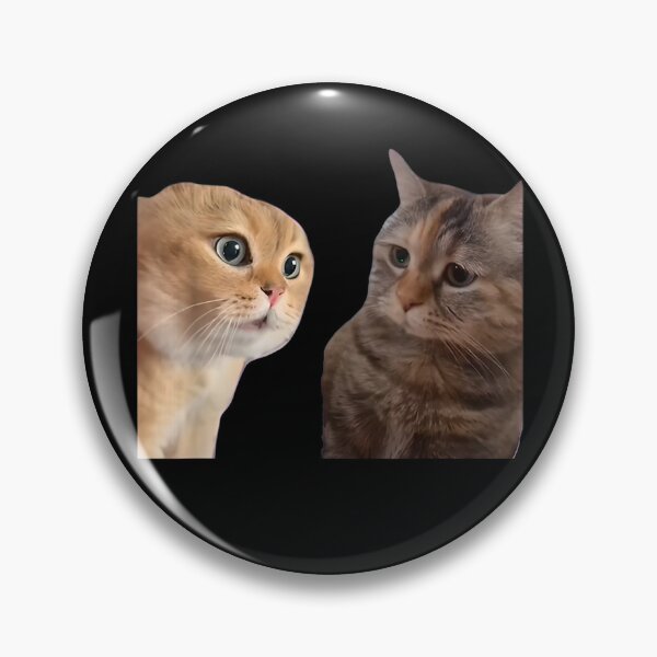 Artikelvorschau, Zwei sprechende Katzen, Katzen-Meme, lustige Katze entworfen und verkauft von FloraPlantTees.