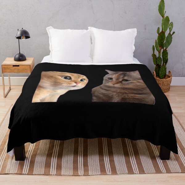 Item preview, Two Cats Talking Meme, Cat Meme, Funny Cat designed and sold by FloraPlantTees.