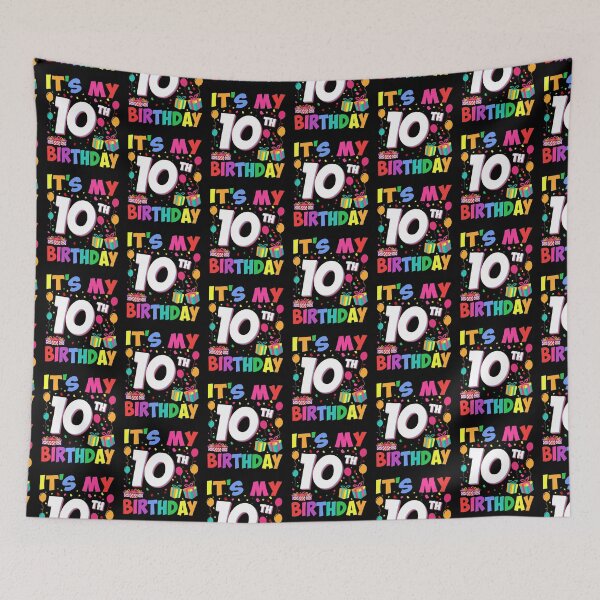 Item preview, It's My 10th Birthday 10 Years old Tenth Bday Happy Birthday Boys Girls Kids designed and sold by SultanDesignz.