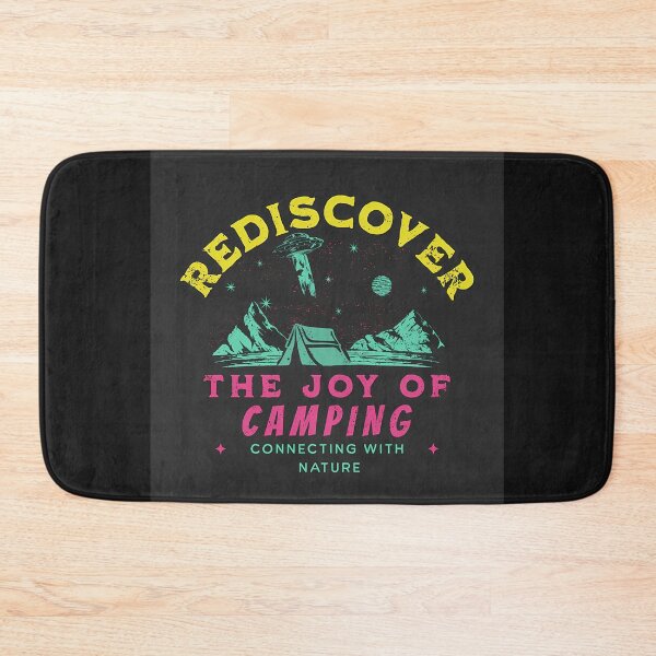 Item preview, Rediscover The Joy of Camping, Connecting with Nature Classic Retro designed and sold by redstar19.