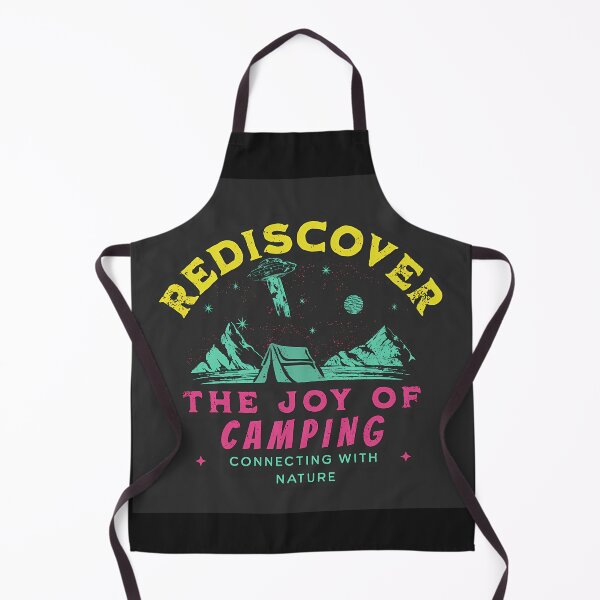 Item preview, Rediscover The Joy of Camping, Connecting with Nature Classic Retro designed and sold by redstar19.
