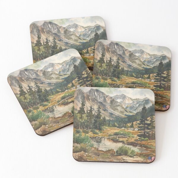 Item preview, Rocky Mountains Landscape designed and sold by indygoWT.