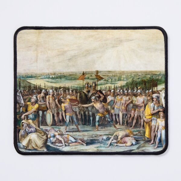 Item preview, Battle between Horatii and Curiatii Giuseppe Cesari designed and sold by Weston Westmoreland.
