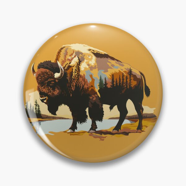 Item preview, Bison of Yellowstone - Wyoming  designed and sold by Wild-Co.
