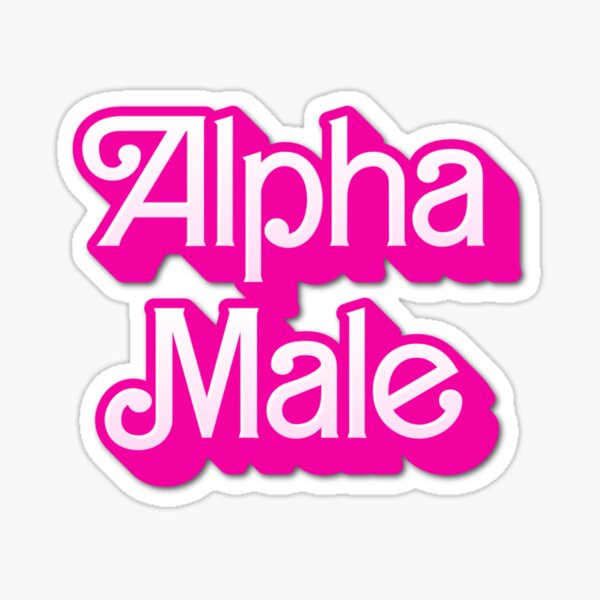 Item preview, Alpha Male - Pink designed and sold by brwnee.