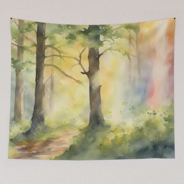 Item preview, Colorful Sunshine in the Forest designed and sold by CalmnessbyChoice.