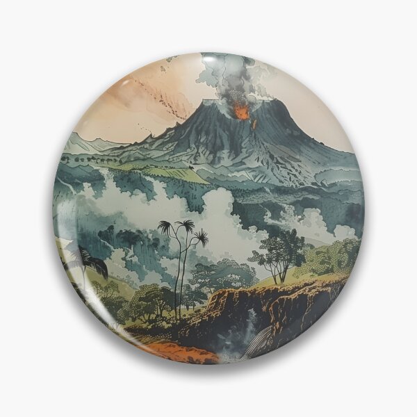 Item preview, Kilauea Volcano Landscape designed and sold by indygoWT.