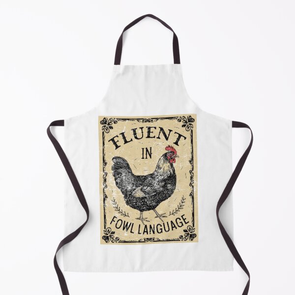 Item preview, Fluent In Fowl Language designed and sold by Angry Swan Designs.