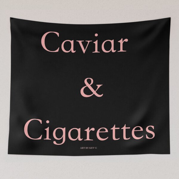 Aperçu de l'œuvre Caviar et Cigarettes créée et vendue par ArtByKevG.