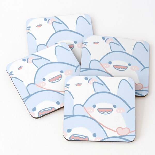 Item preview, Sweet Little Sharks - Pattern In Kawaii - Style designed and sold by iamdesigns14.