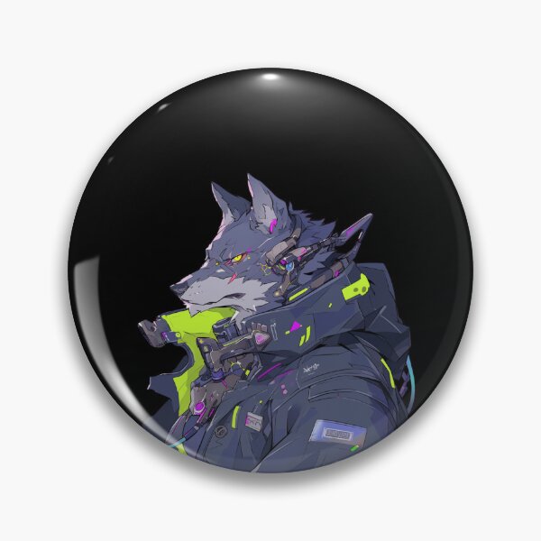 Item preview, Cyber Wolf // Wolf // Cool Animal // Cyber Animal // Future Animal Art // Animal Warrior // Animal Cute Art // Gaming Aesthetic stickers designed and sold by SMARTKIT  DESIGNAGENCY.