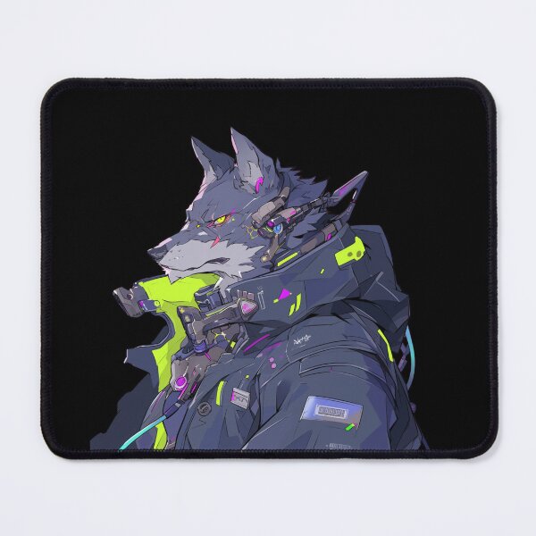 Item preview, Cyber Wolf // Wolf // Cool Animal // Cyber Animal // Future Animal Art // Animal Warrior // Animal Cute Art // Gaming Aesthetic stickers designed and sold by SMARTKIT  DESIGNAGENCY.