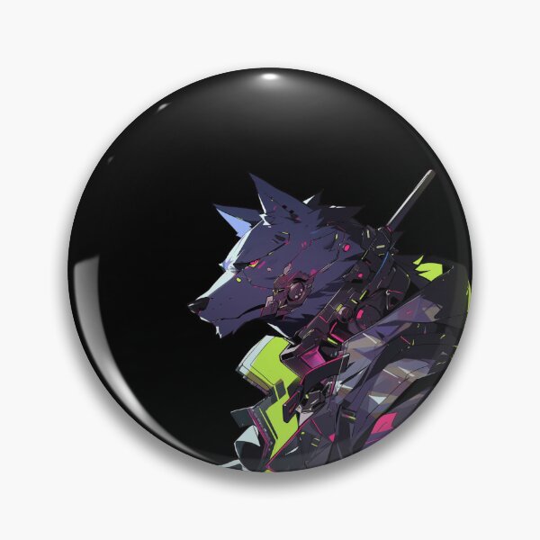 Item preview, Cyber Wolf // Wolf // Cool Animal // Cyber Animal // Future Animal Art // Animal Warrior // Animal Cute Art // Gaming Aesthetic stickers designed and sold by SMARTKIT  DESIGNAGENCY.