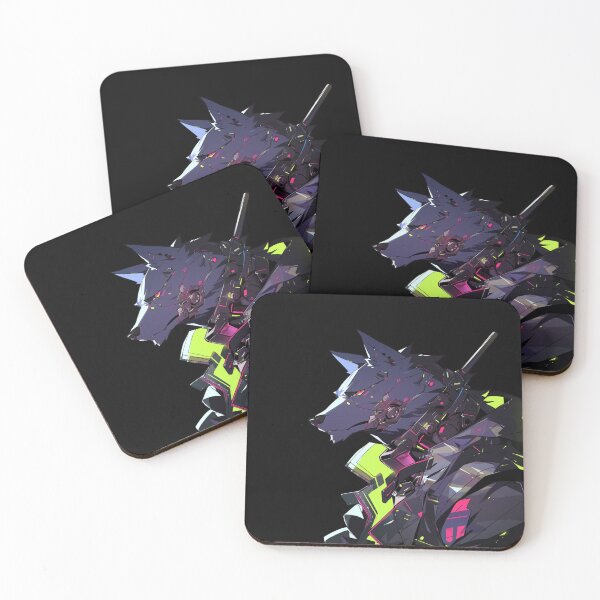 Item preview, Cyber Wolf // Wolf // Cool Animal // Cyber Animal // Future Animal Art // Animal Warrior // Animal Cute Art // Gaming Aesthetic stickers designed and sold by SMARTKIT  DESIGNAGENCY.