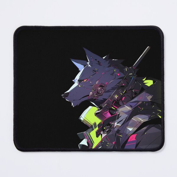 Item preview, Cyber Wolf // Wolf // Cool Animal // Cyber Animal // Future Animal Art // Animal Warrior // Animal Cute Art // Gaming Aesthetic stickers designed and sold by SMARTKIT  DESIGNAGENCY.