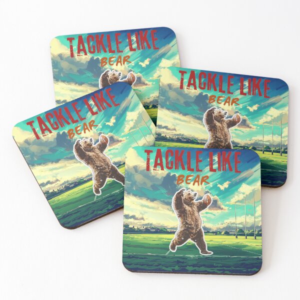 Item preview, Tackle Like Bear, Grizzly Lovers, Rugby Lovers,  designed and sold by TheDarkStone.