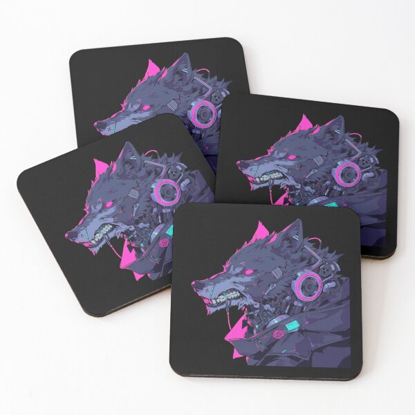 Item preview, Cyber Wolf // Wolf // Cool Animal // Cyber Animal // Future Animal Art // Animal Warrior // Animal Cute Art // Gaming Aesthetic stickers designed and sold by SMARTKIT  DESIGNAGENCY.