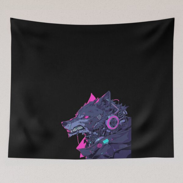 Item preview, Cyber Wolf // Wolf // Cool Animal // Cyber Animal // Future Animal Art // Animal Warrior // Animal Cute Art // Gaming Aesthetic stickers designed and sold by SMARTKIT  DESIGNAGENCY.